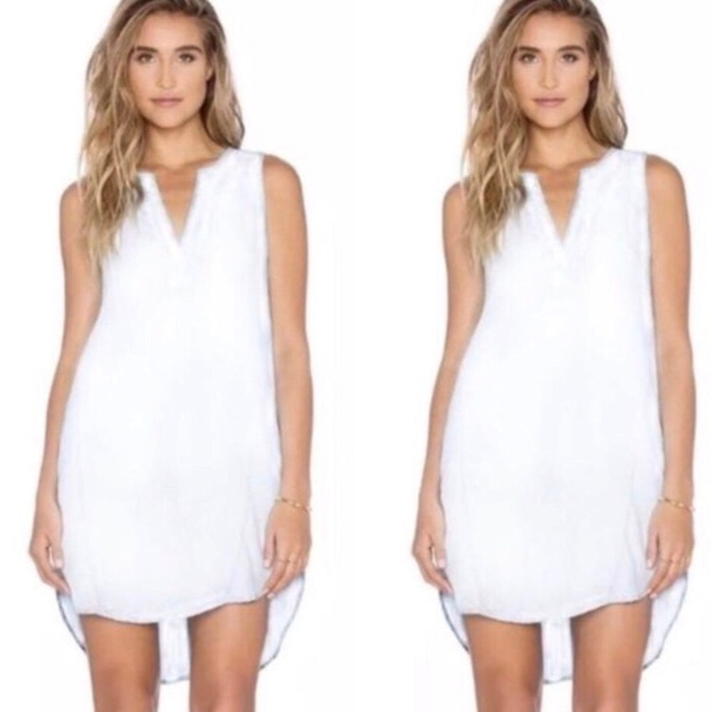 Anthropologie Cloth & Stone Sleeveless Shirt Dress